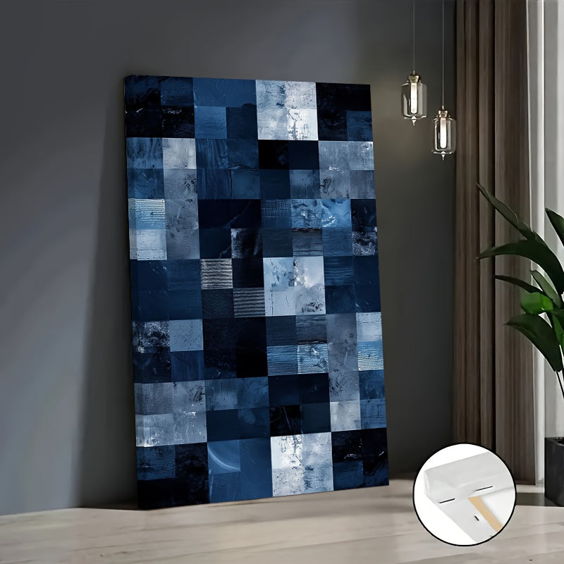 Stampa su tela intelaiata — Astratto Patchwork