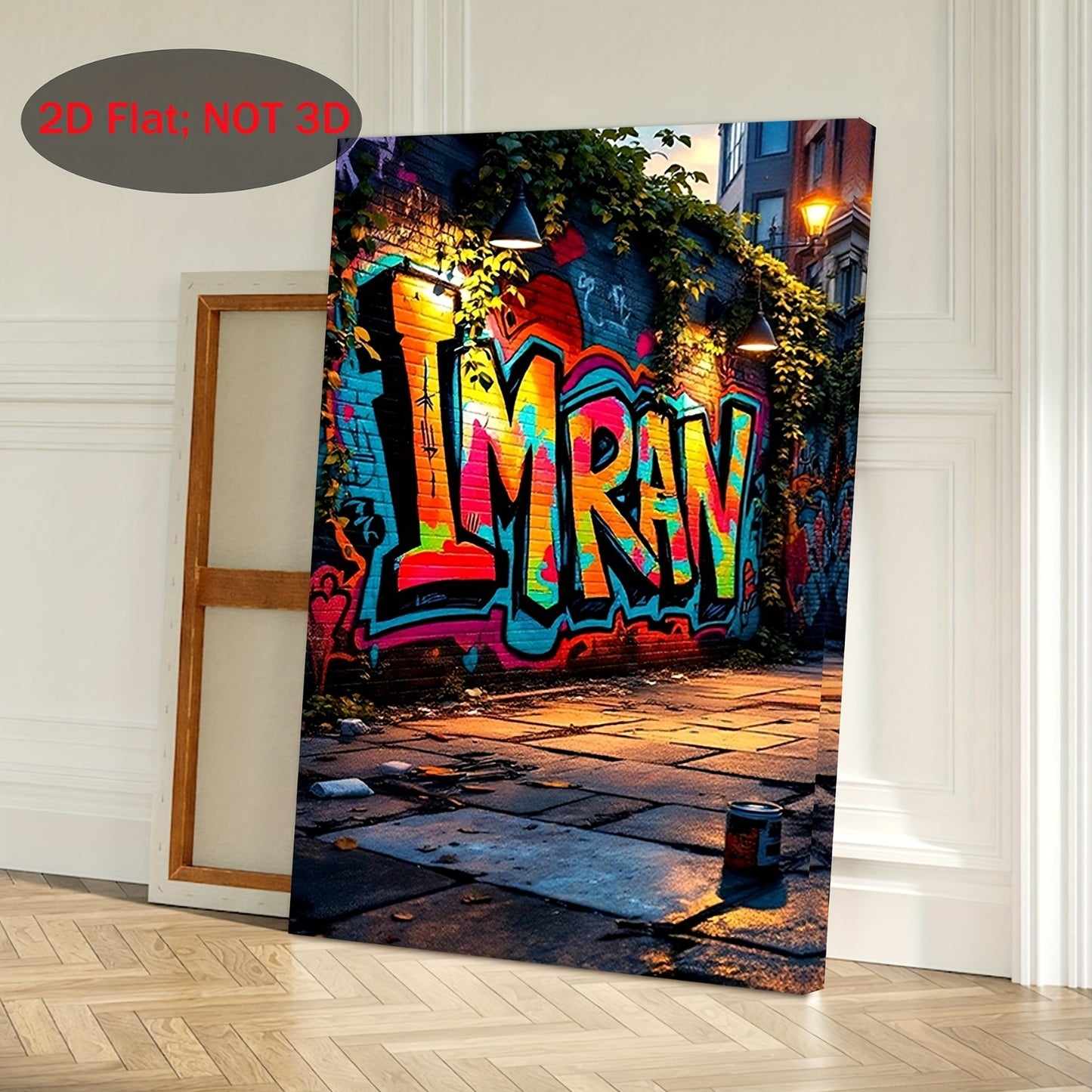 Stampa su tela intelaiata — Street Art Graffiti