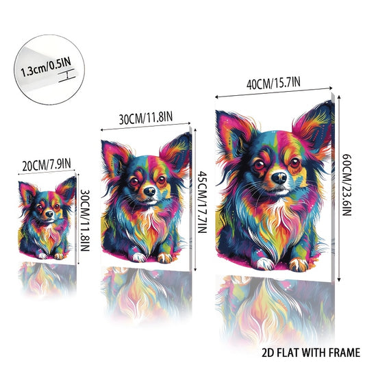 Stampa su tela intelaiata — Chihuahua Pop Art