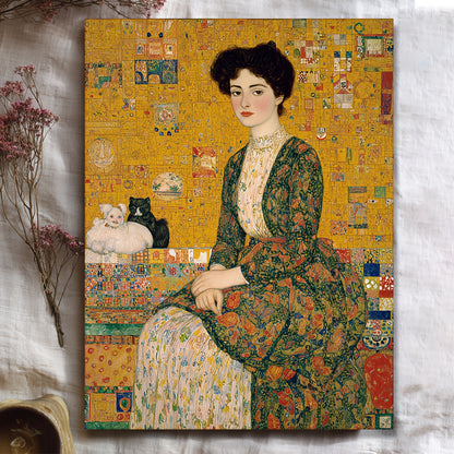 Stampa su tela intelaiata — Homage to Klimt