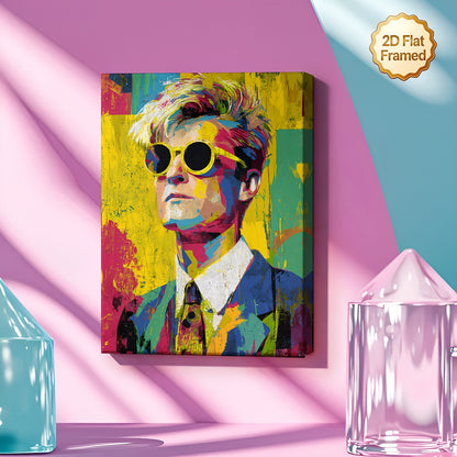 Stampa su tela — Ritratto Pop Art