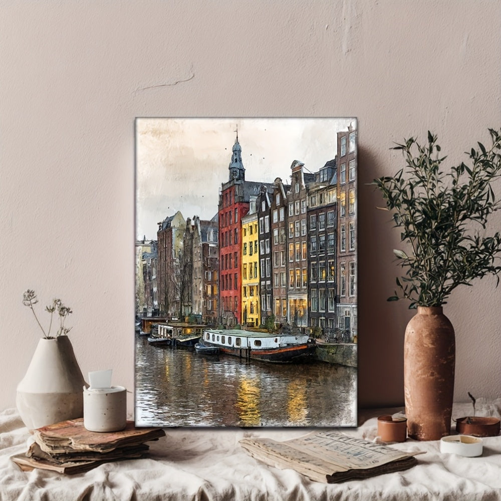 Stampa su tela intelaiata — Amsterdam