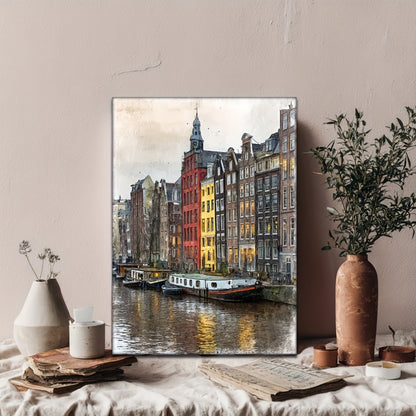 Stampa su tela intelaiata — Amsterdam