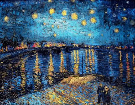 Stampa su tela da intelaiare — Homage to Van Gogh