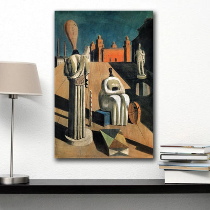 Stampa su tela da intelaiare — Homage to De Chirico