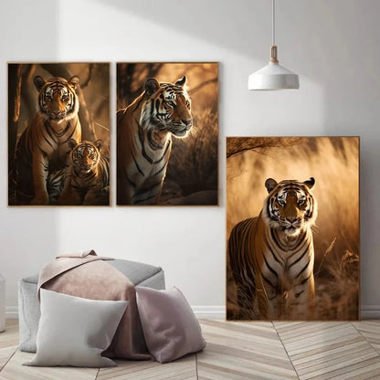 Stampa su tela da intelaiare — Tigre Tropicale