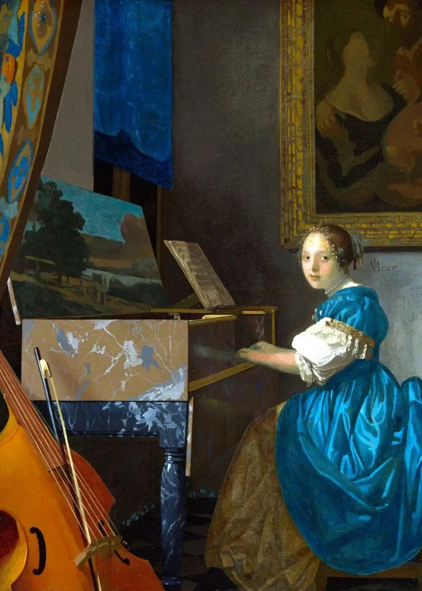 Stampa su tela da intelaiare — Homage to Vermeer