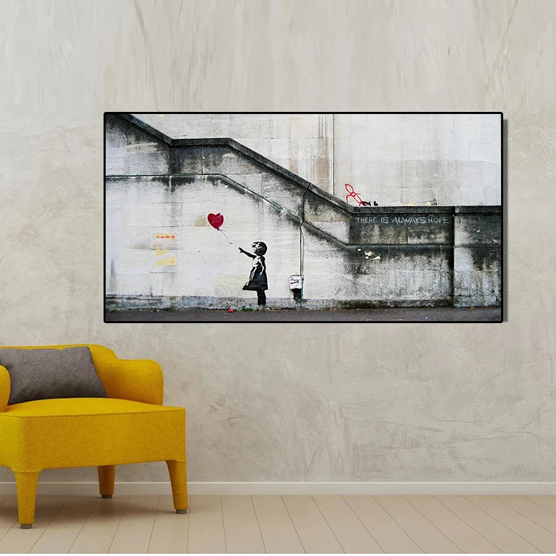 Stampa su tela da intelaiare — Homage to Banksy
