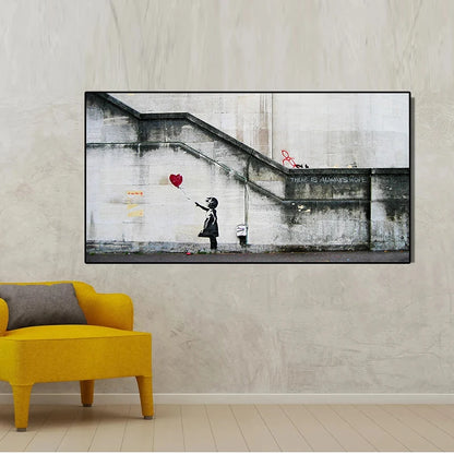 Stampa su tela da intelaiare — Homage to Banksy