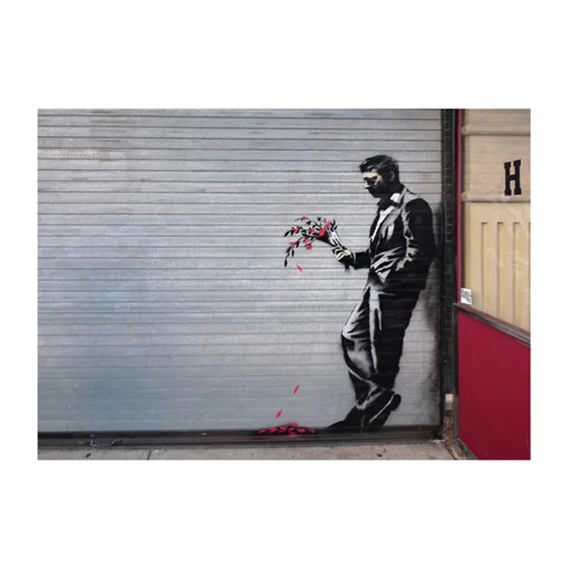 Stampa su tela da intelaiare — Homage to Banksy