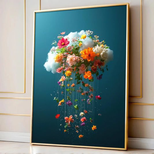 Stampa su tela da intelaiare — Fiori Colorati