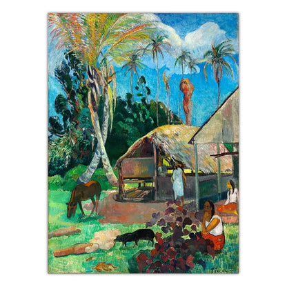 Stampa su tela da intelaiare — Homage to Gauguin