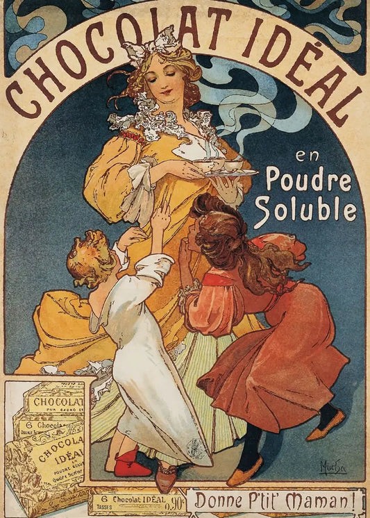 Stampa su tela da intelaiare — Homage to Mucha