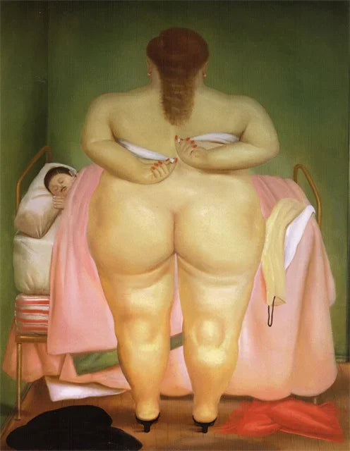 Stampa su tela da intelaiare — Homage to Botero