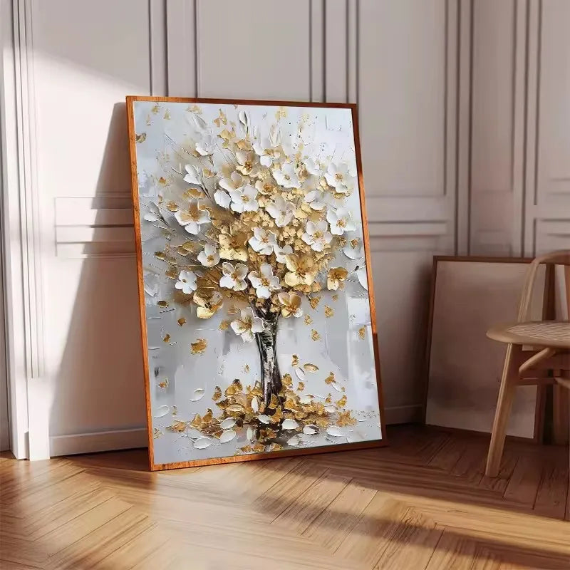 Stampa su tela da intelaiare — Albero Fiorito