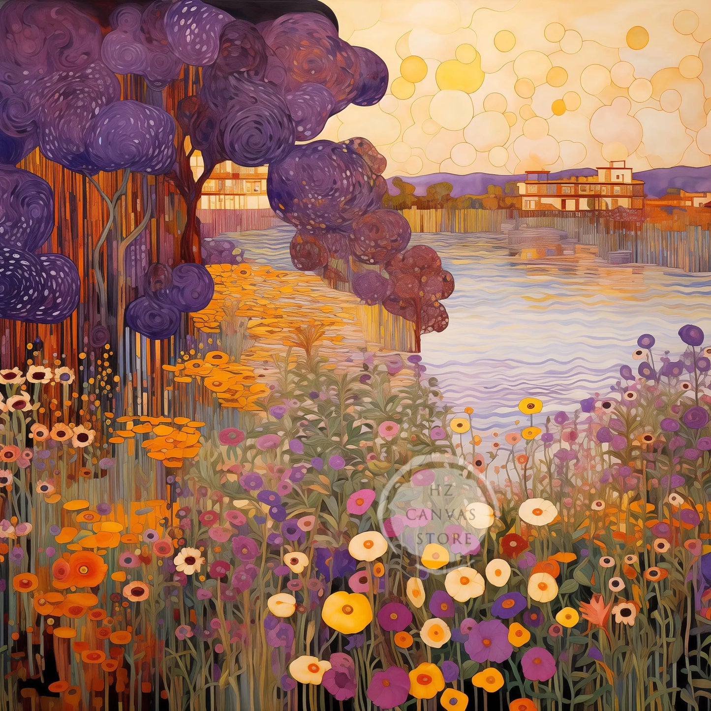 Stampa su tela da intelaiare — Homage to Klimt