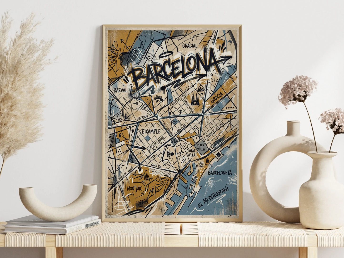 Stampa su tela da intelaiare — Mappe Urbane