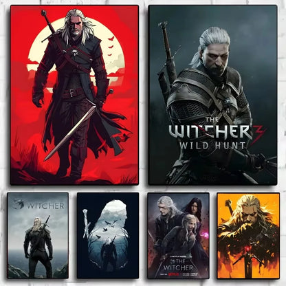 Stampa su tela da intelaiare — Homage to The Witcher