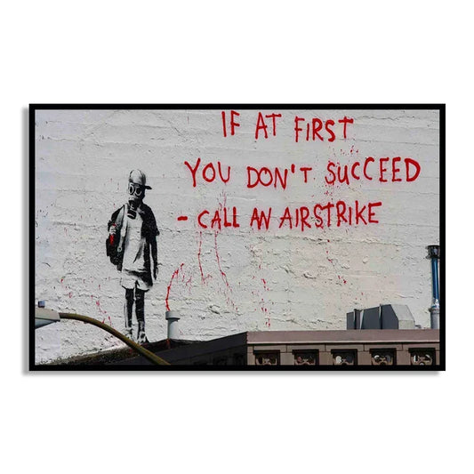 Stampa su tela da intelaiare — Homage to Banksy