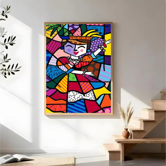 Stampa su tela da intelaiare — Homage to Britto
