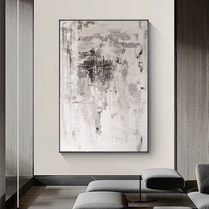 Dipinto a mano da intelaiare — Astratto Nordico