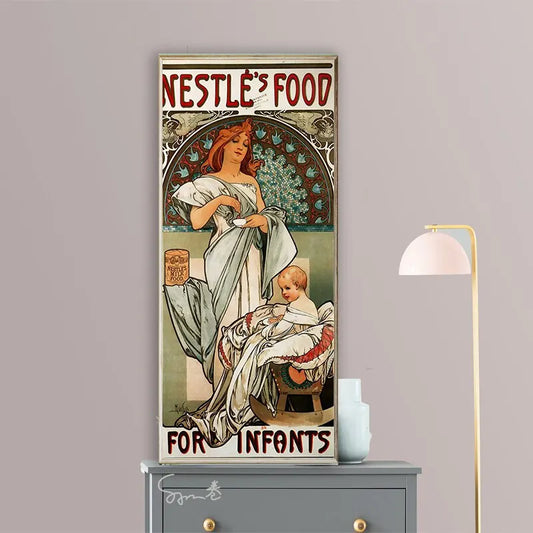 Stampa su tela da intelaiare — Homage to Mucha