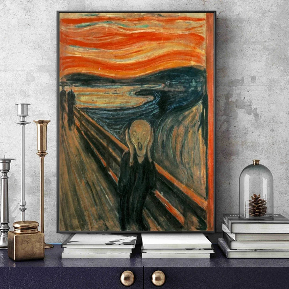 Stampa su tela da intelaiare — Homage to Munch