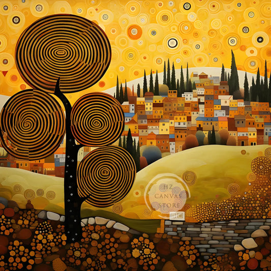 Stampa su tela da intelaiare — Homage to Klimt