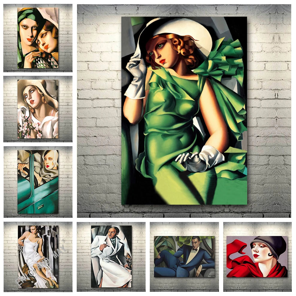 Stampa su tela da intelaiare — Homage to Lempicka