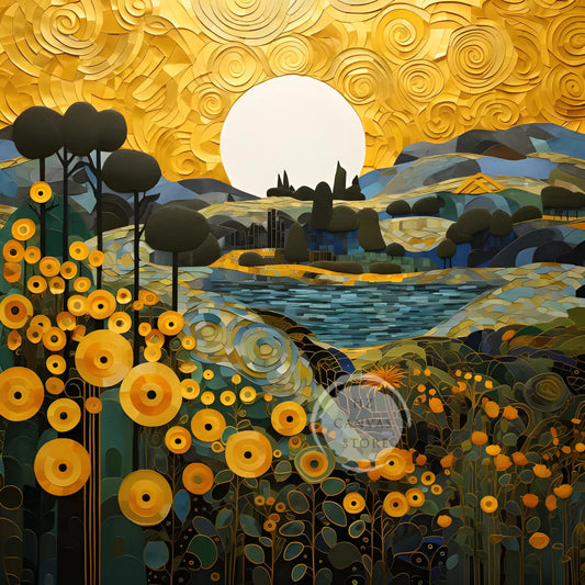 Stampa su tela da intelaiare — Homage to Klimt
