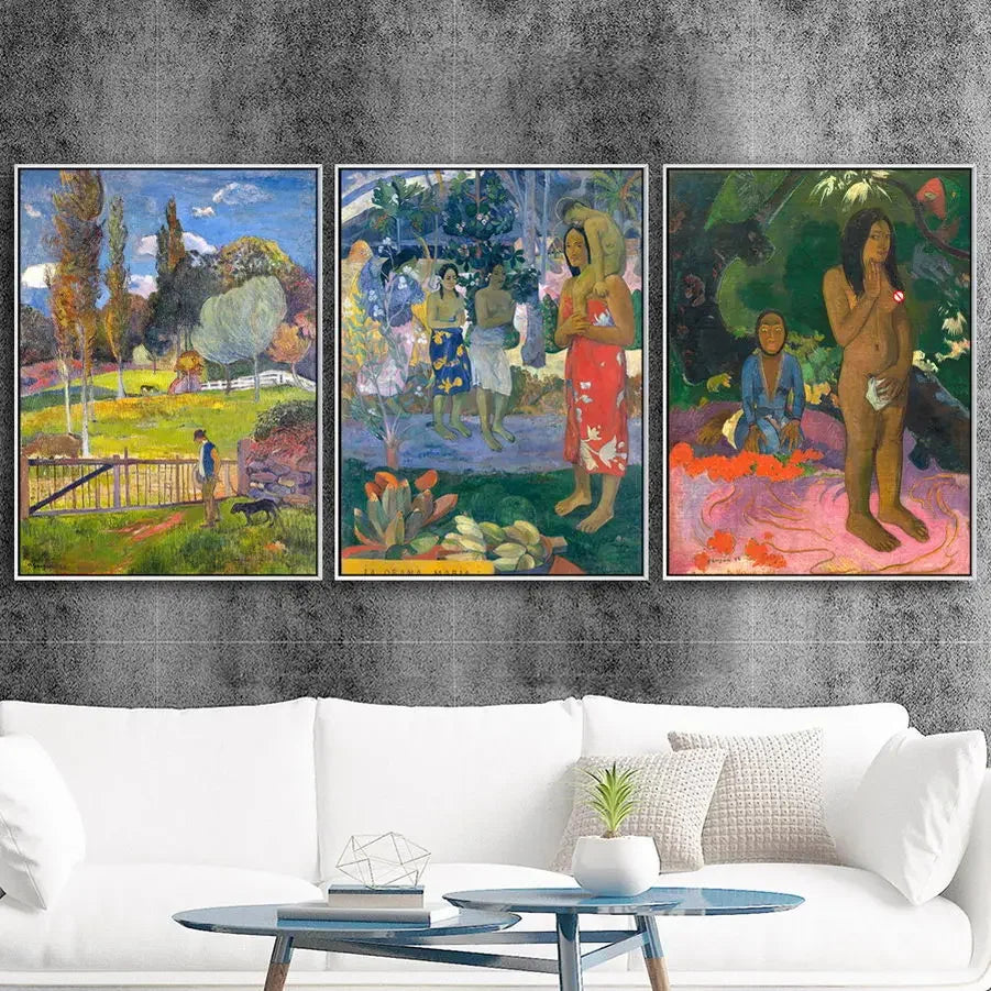 Stampa su tela da intelaiare — Homage to Gauguin