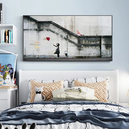 Stampa su tela da intelaiare — Homage to Banksy