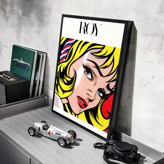 Stampa su tela da intelaiare — Homage to Lichtenstein