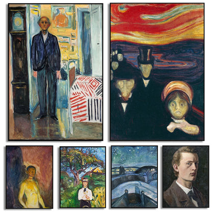 Stampa su tela da intelaiare — Homage to Munch