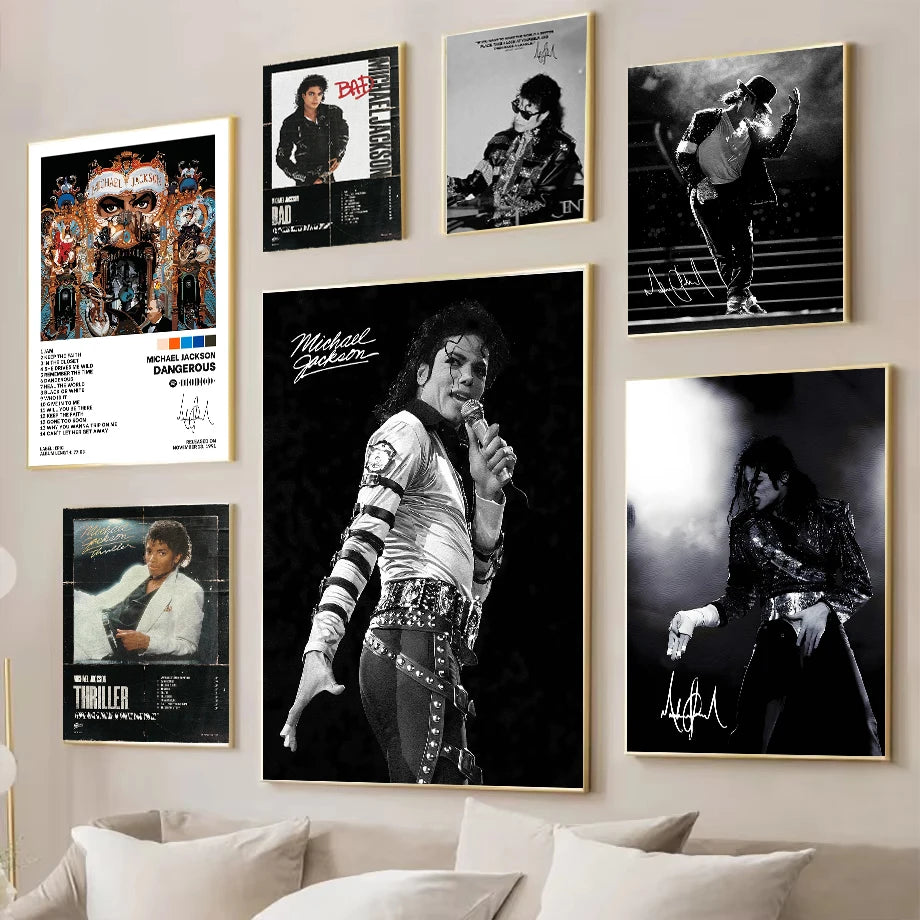 Stampa su tela da intelaiare — Homage to Michael Jackson