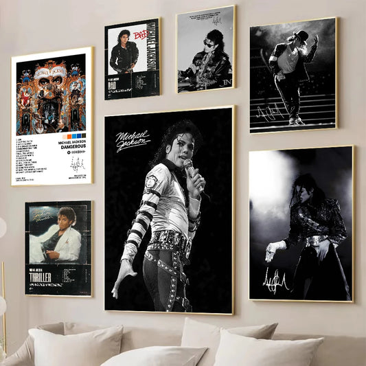 Stampa su tela da intelaiare — Homage to Michael Jackson