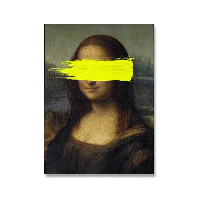 Stampa su tela da intelaiare — Homage to Mona Lisa