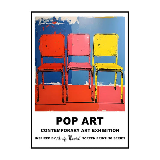 Stampa su tela da intelaiare — Frutta Pop Art