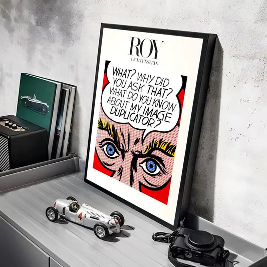 Stampa su tela da intelaiare — Homage to Lichtenstein