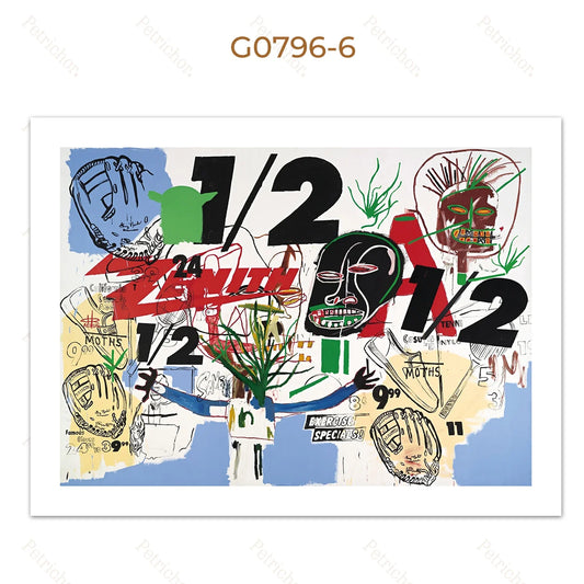 Stampa su tela da intelaiare — Homage to Basquiat