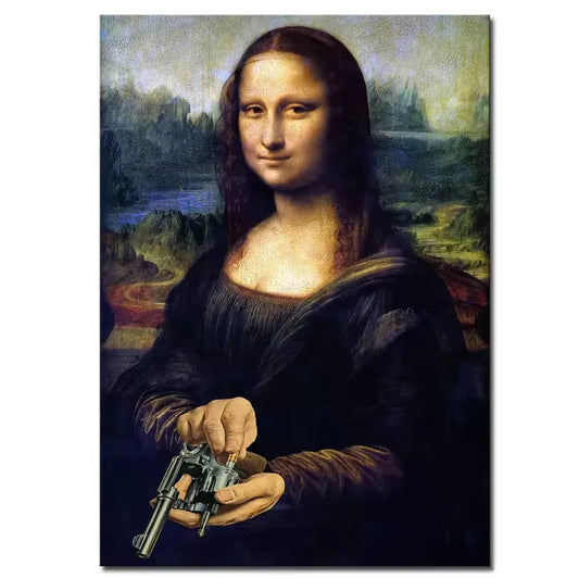 Stampa su tela da intelaiare — Homage to Mona Lisa