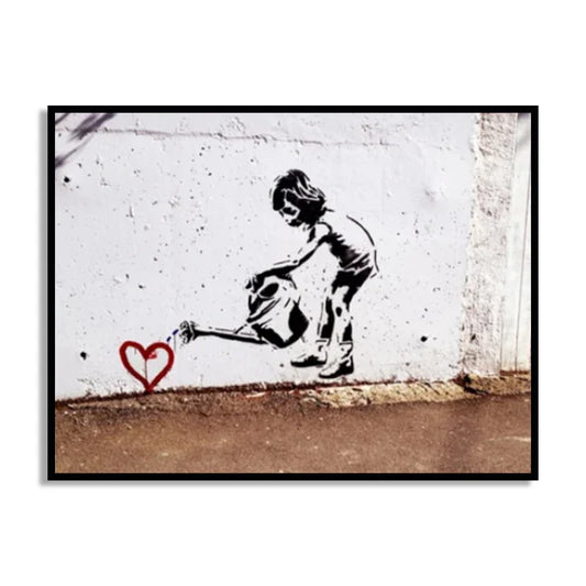Stampa su tela da intelaiare — Homage to Banksy