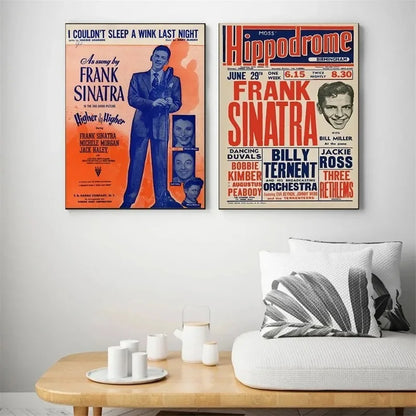Stampa su tela da intelaiare — Homage to Sinatra