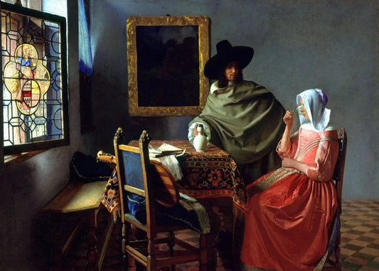 Stampa su tela da intelaiare — Homage to Vermeer