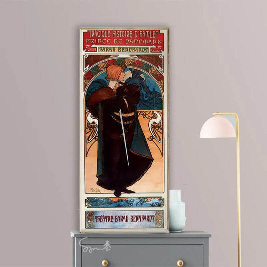 Stampa su tela da intelaiare — Homage to Mucha