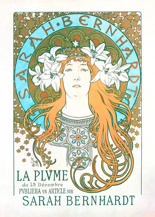 Stampa su tela da intelaiare — Homage to Mucha