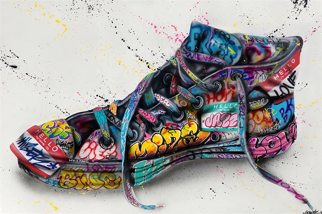 Stampa su tela da intelaiare — Homage to Banksy