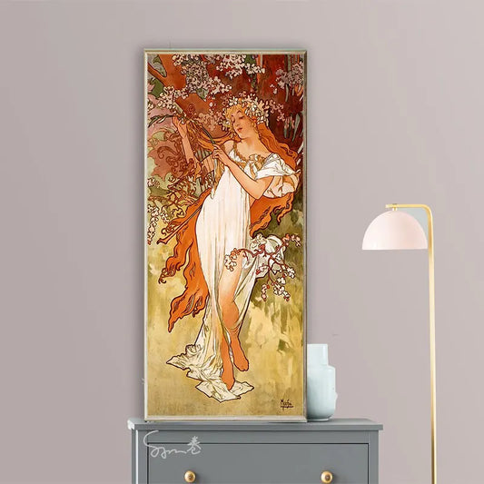 Stampa su tela da intelaiare — Homage to Mucha