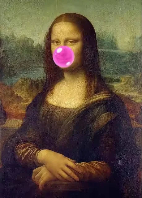 Stampa su tela da intelaiare — Homage to Mona Lisa