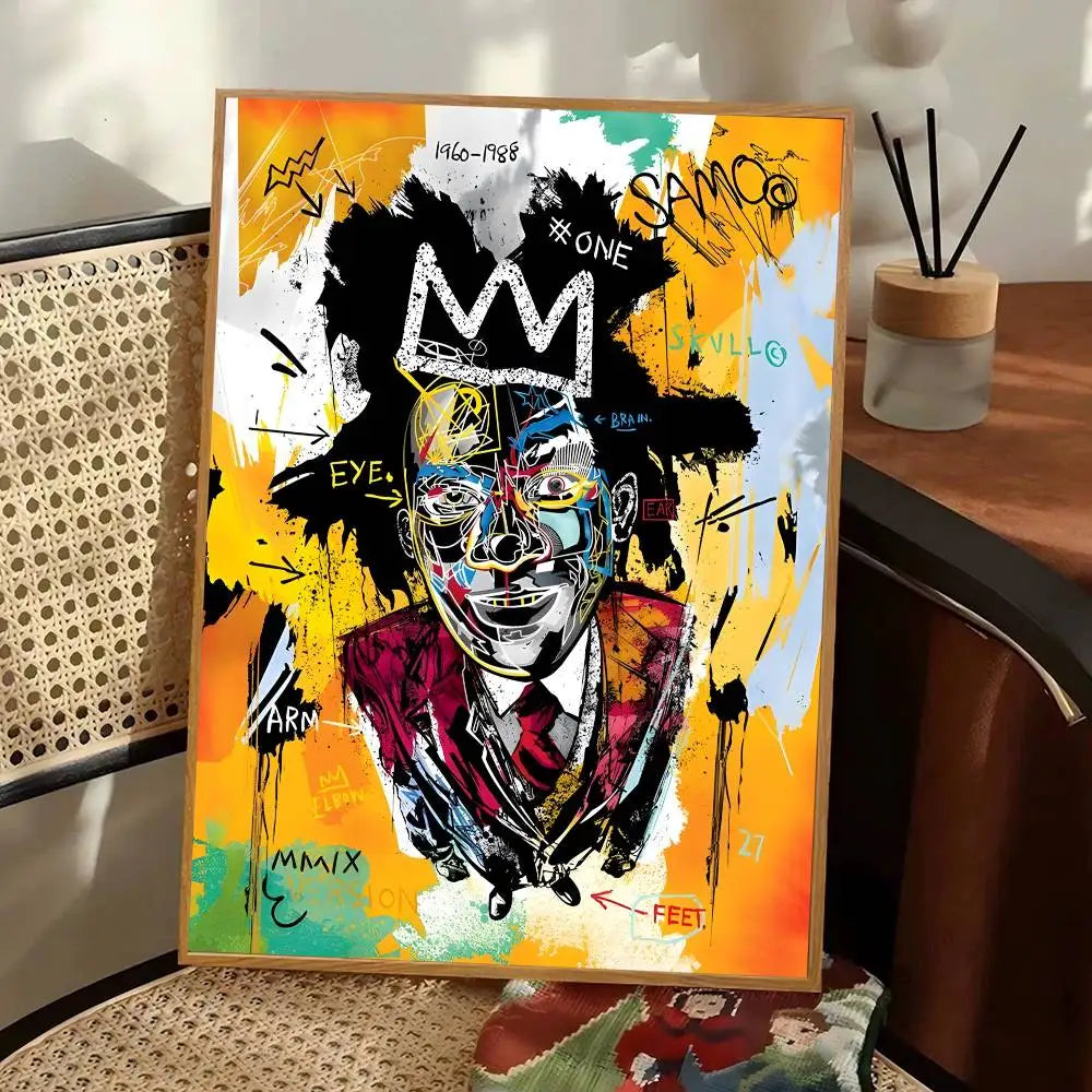 Stampa su tela da intelaiare — Homage to Basquiat